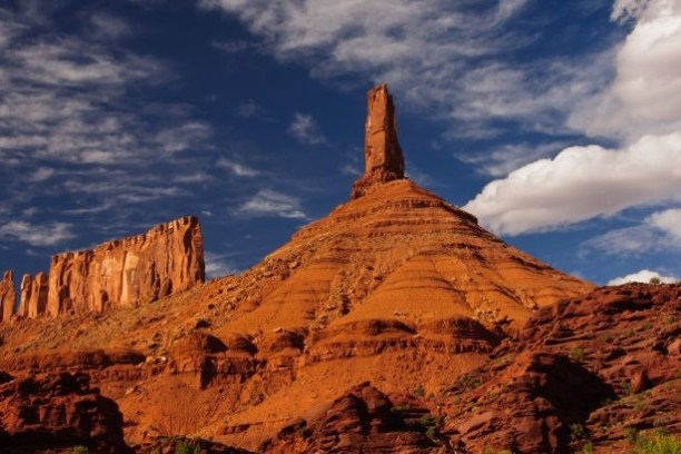 a canyon with Kodachrome Basin State Park in the background